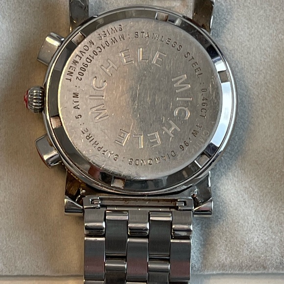 Michele Real Diamond UNISEX Sportsail Watch Black Face - Picture 8 of 10